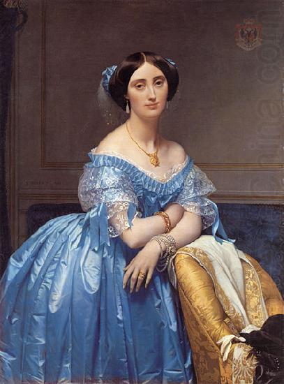 Jean-Auguste Dominique Ingres Portrait of the Princess Albert de Broglie china oil painting image